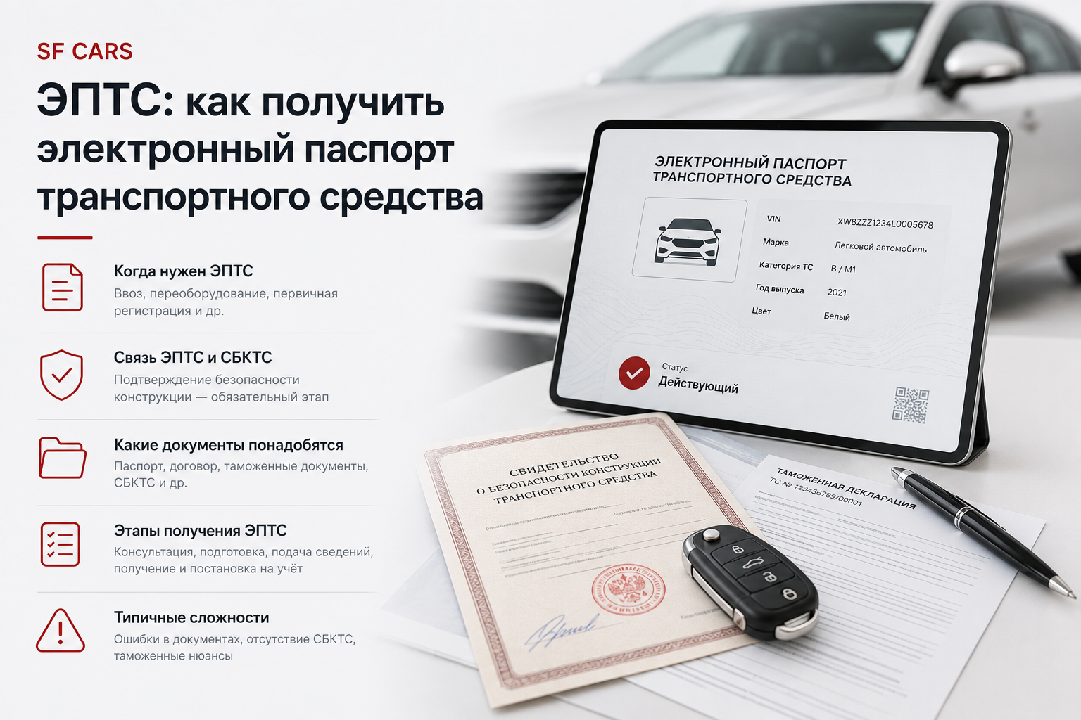 ЭПТС: как получить электронный паспорт транспортного средства